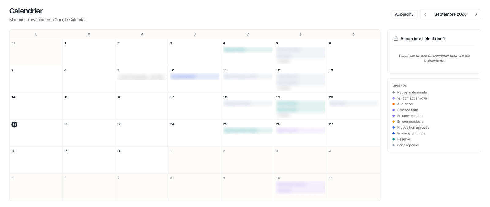 Le site et le back office C Carré développés par NeX — Calendrier
