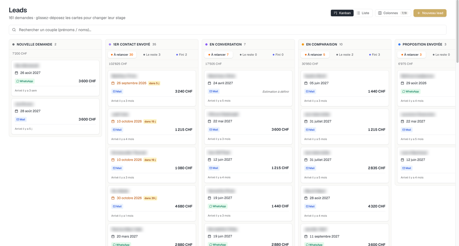 Le site et le back office C Carré développés par NeX — Leads