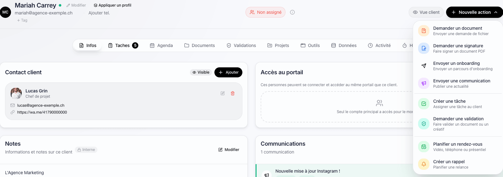 Le parcours d'onboarding de Welcomize, SaaS conçu et développé par NeX — Fiche client